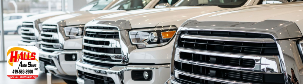 Drive Into the Holidays with the Best Trucks for Sale at Hall’s Auto Sales