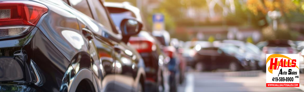 Used cars, SUVs, and trucks available at Hall's Auto Sales in Mansfield, Ohio