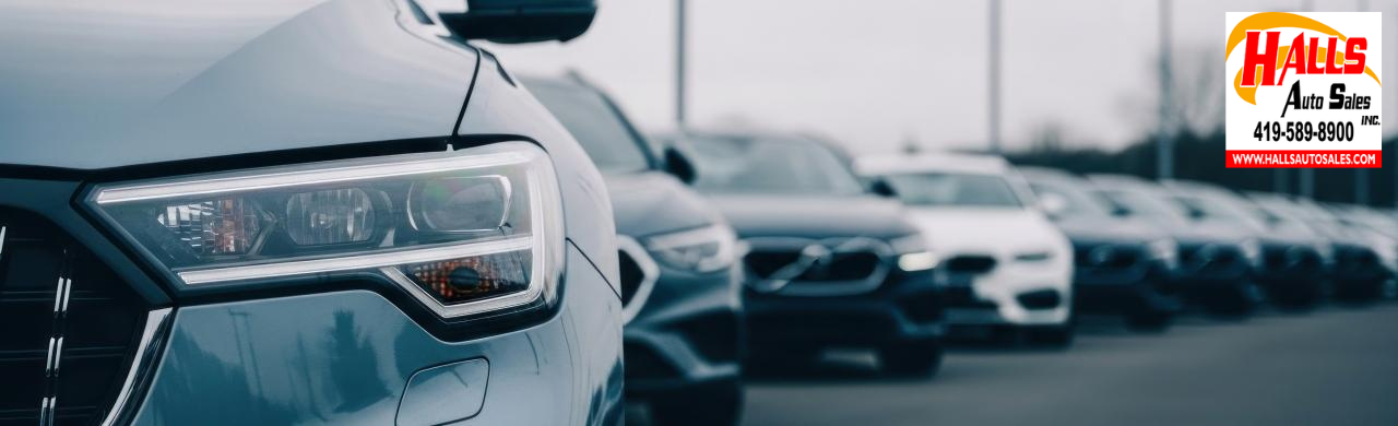 Used cars available at Hall's Auto Sales in Mansfield, Ohio, serving vehicle shoppers throughout Richland County.